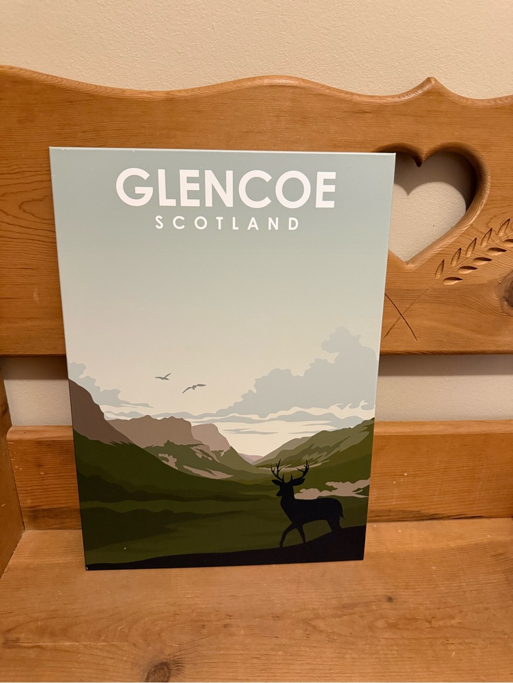 GLENCOE Scotland Wall Metal Art Print - Green Landscape